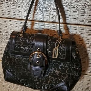 Mini Black Coach Purse